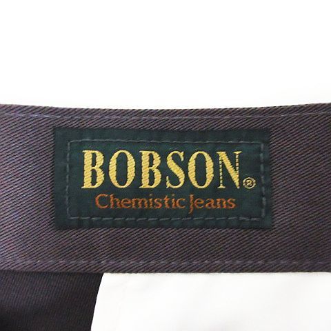 ボブソン BOBSON BC7000 パンツ ボトムス テーパード ツータック センタープレス 82 モカ ※EKM メンズ_画像3
