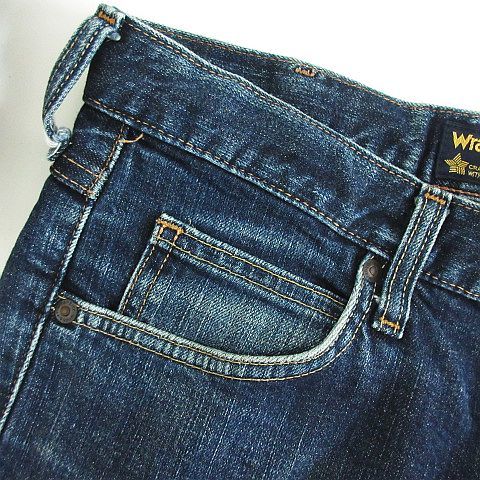 ラングラー WRANGLER WM0383 デニム ジーンズ ボトムス ストレート ストレッチ 28 インディゴ ※EKM メンズの画像6