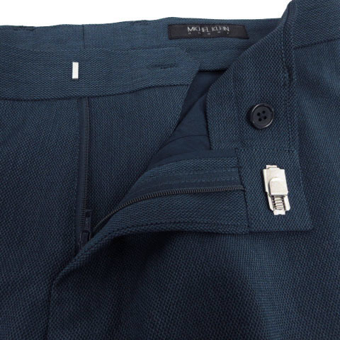  M ke- Michel Klein Homme MK MICHEL KLEIN HOMME pants slacks stretch blue group blue series 51 large size men's 