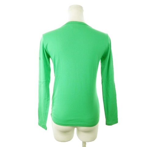  Aigle AIGLE T-shirt long T cut and sewn crew neck long sleeve cotton outdoor S green green /AH18 * lady's 