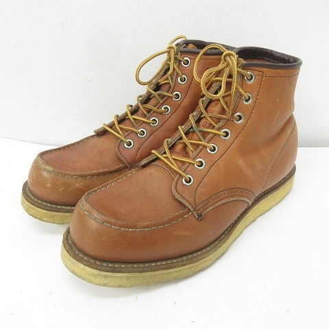 REDWING 80s 875 アイリッシュセッター ブーツ 旧犬タグ ヴィンテージ クラシック モック USA製 茶 オロラセット 7D 25cm相当 STK_画像1