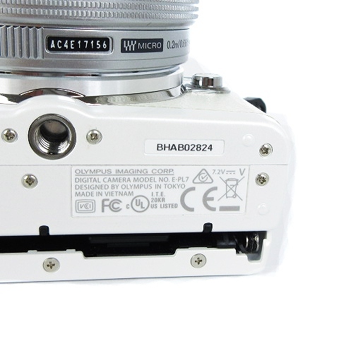 オリンパス OLYMPUS PEN Lite ミラーレス一眼 デジタルカメラ 1720万画素 E-PL7 白 ホワイト 簡易動作確認済み ■ECS ■SG その他_画像5