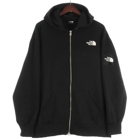 柔らかな質感の ザノースフェイス THE NORTH FACE SQUARE LOGO FULLZIP