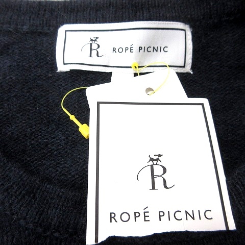 未使用品 ロペピクニック ROPE Picnic ニット セーター 長袖 アンゴラ混 38 紺 ネイビー /MN レディース_画像5