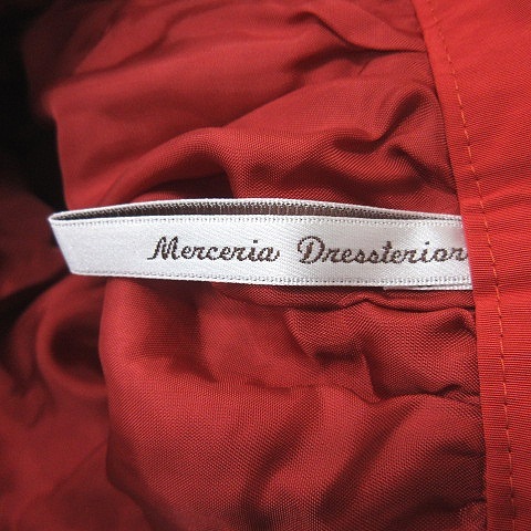 メルチェリア ドレステリア Merceria Dressterior フレアスカート ギャザー ひざ丈 36 赤 レッド /YI レディース_画像5