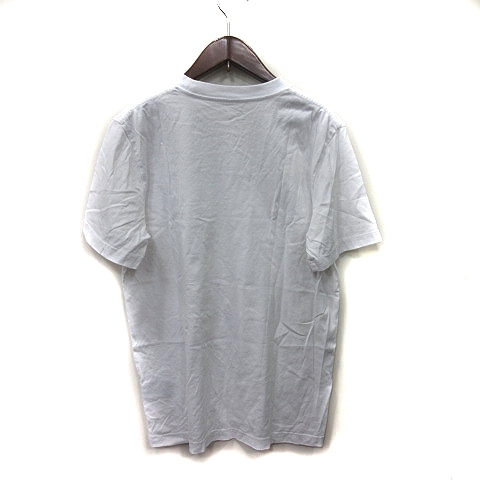 ナノユニバース nano universe Tシャツ カットソー 半袖 M 白 ホワイト /YI メンズ_画像4
