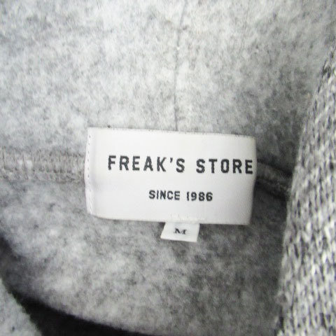 フリークスストア FREAKS STORE パーカー プルオーバー 長袖 無地 裏起毛 M グレー /HO1 ■MO メンズ_画像5