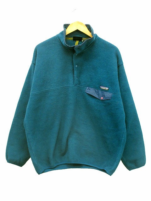 スナップT！】パタゴニア Patagonia フリース グリーン M-