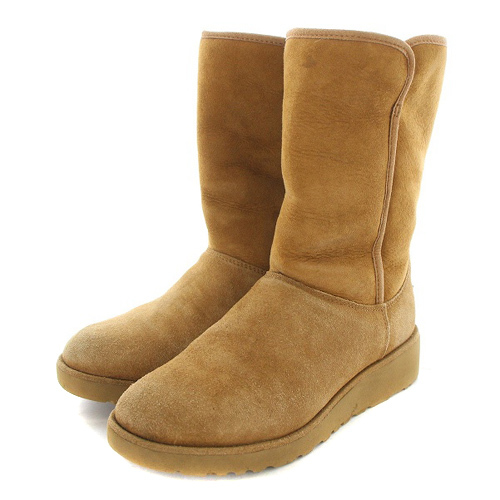 アグ オーストラリア UGG australia アミ AMIE ムートンブーツ ミドル 24cm 茶色 ブラウン 1013428 /SR6 レディース_画像2