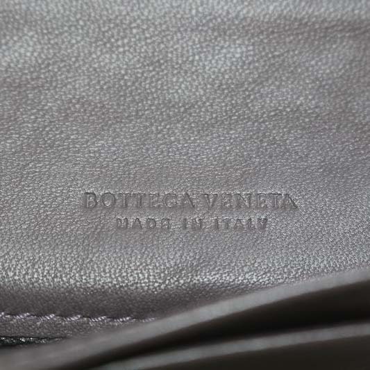 ボッテガヴェネタ BOTTEGA VENETA イントレチャート 名刺入れ カードケース レザー ダークブラウン /YO23 ■OH メンズ レディース_画像3