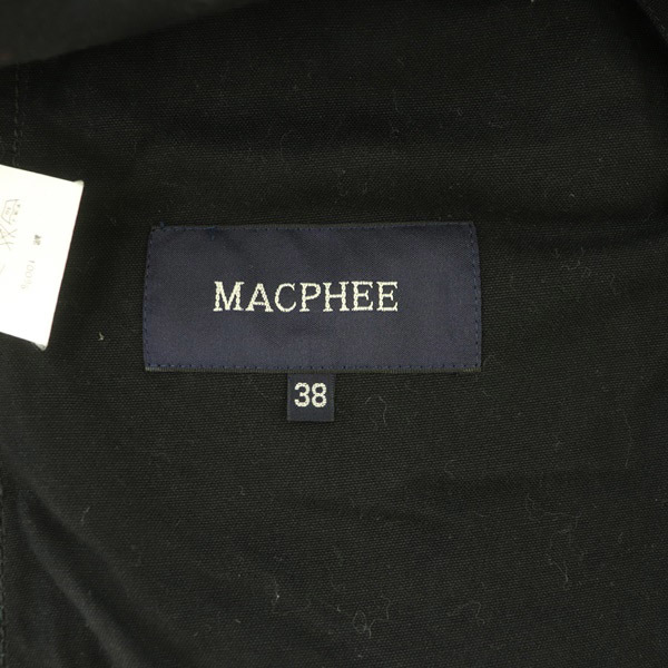  McAfee MACPHEE Tomorrowland жакет милитари воротник-стойка хлопок 38 чёрный черный /MY #GY08 женский 