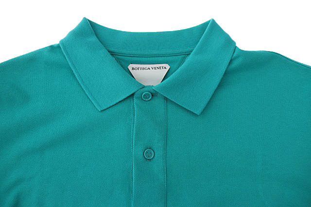 ボッテガヴェネタ BOTTEGA VENETA Piquet Short-Sleeve Polo Shirt ロゴ 刺繍 ピケ ショート スリーブ 半袖 ポロシャツ 2021 664260 V01G0_画像3