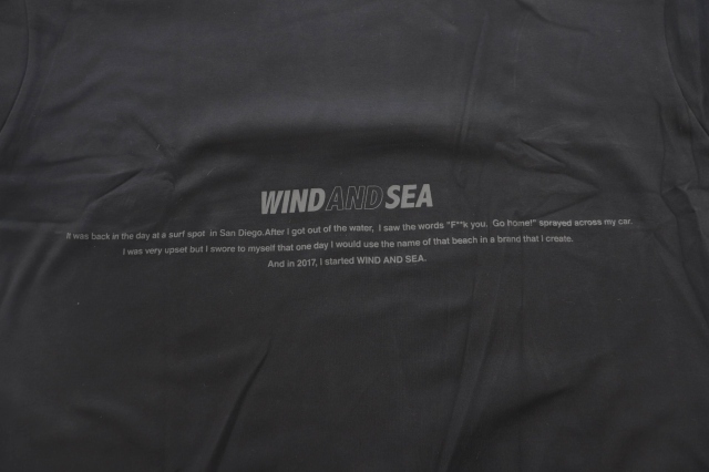 ウィンダンシー WIND AND SEA SEA Switch tech L/S Tee シー スイッチ テック 長袖 Tシャツ M 黒 ブラック ブランド古着ベクトル 230906 メ_画像7