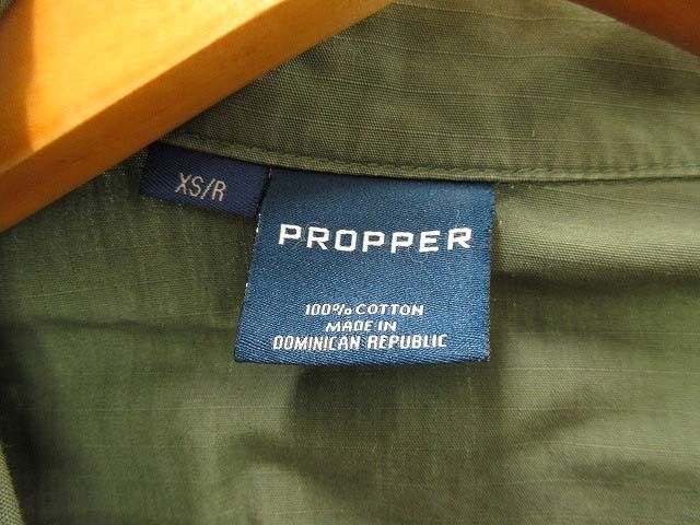 プロッパー PROPPER BDU ジャケット リップストップ F5454 ミリタリー オリーブグリーン XS メンズ_画像4