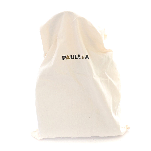ポールカ PAULE KA ハンドバッグ リボン クロコダイル型押し ベージュ 茶 ブラウン /MF ■OS レディース_画像9