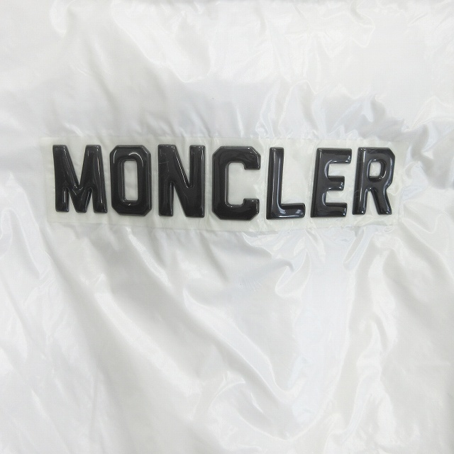 2021年製 モンクレール MONCLER メルクタ パッカブル ジャケット Melucta Windbreaker ナイロン ウインドブレーカー 2 ホワイト レディース_画像5
