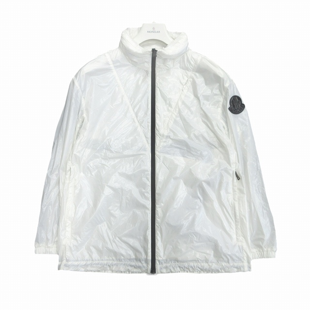 2021年製 モンクレール MONCLER メルクタ パッカブル ジャケット Melucta Windbreaker ナイロン ウインドブレーカー 2 ホワイト レディース_画像1