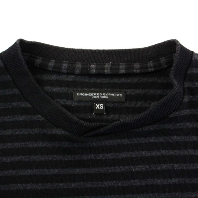  engineered garments Engineered Garments cut and sewn футболка bo-da- длинный рукав XS чёрный черный серый /DK мужской 