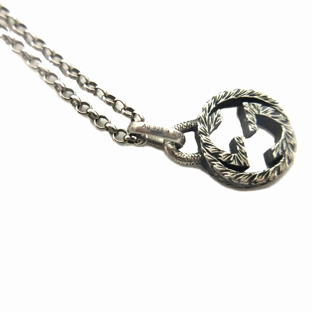 新作ウエア グッチ 美品 GUCCI レディース メンズ シルバー 8402 4217G