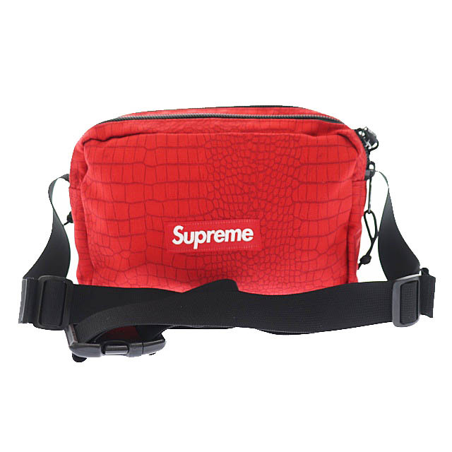 Supreme シュプリーム クロコ柄 ショルダーバッグ 13SS Yahoo!オークション - シュプリーム SUPREME 13SS Croc Shoulder