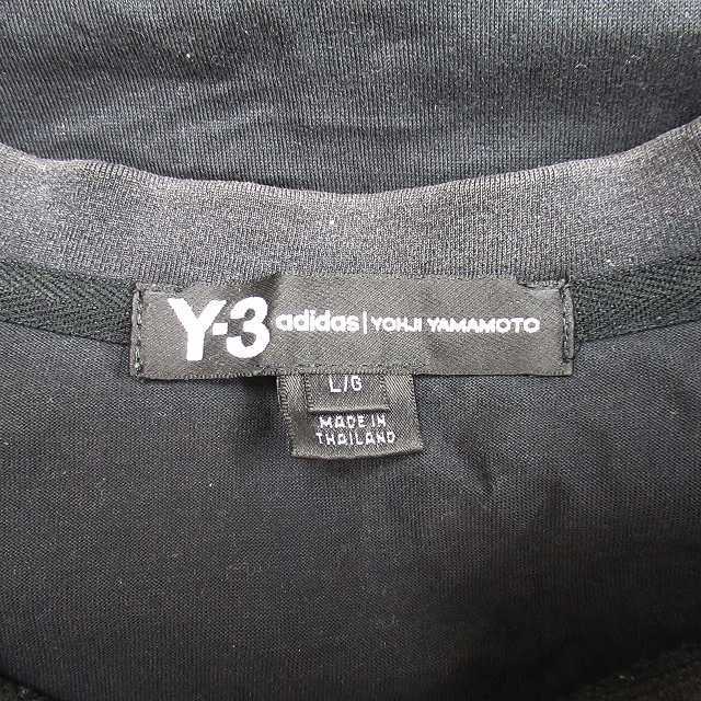 20ss ワイスリー ヨウジヤマモト × アディダス YOHJI TEE Tシャツ 手書き ロゴ プリント 3ストライプ L 黒 EK4553/メンズ レディースの画像5