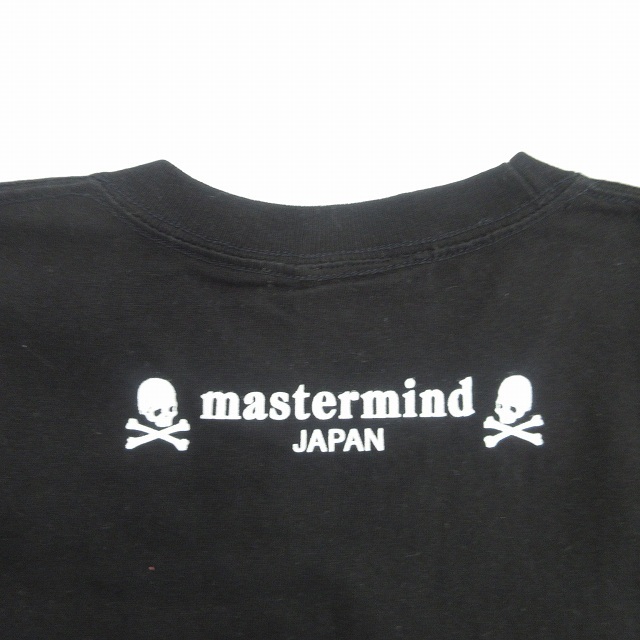 美品 マスターマインド mastermind JAPAN ファイナルカウントダウン FINAL COUNT DOWN スカル プリント Tシャツ ハート M ブラック メンズ_画像4