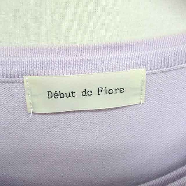  debut dofioreDebut de Fiore ensemble cardigan knitted biju- long sleeve 38 light purple light purple /TT1