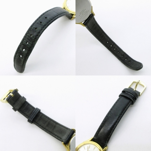 セイコー SEIKO エクセリーヌ 腕時計 ウォッチ 2J31-0A10 ホワイト文字盤 ゴールドカラー 稼働品 電池交換済 ゴールドカラー ■GY18_画像7