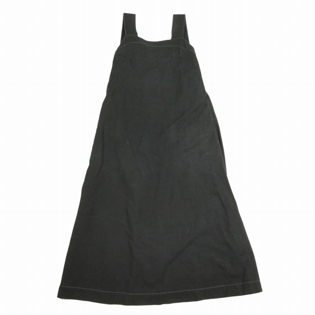 新品本物 ジャンパースカート ドレス ブラック サマー コットン
