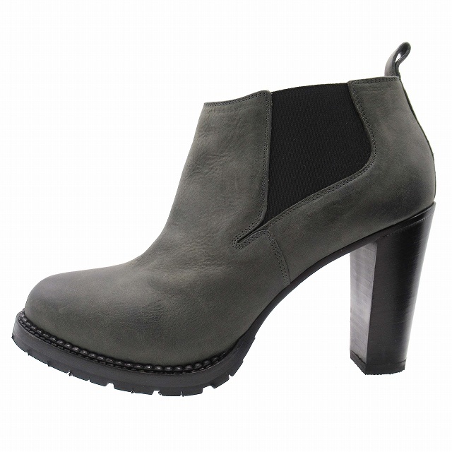  Sartre SARTORE side-gore ankle boots bootie - short boots tea n key 9.5cm heel shoes shoes 37/24.0 charcoal gray 