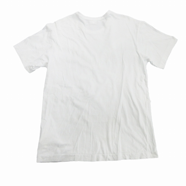 20ss コムデギャルソンオムプリュス COMME des GARCONS HOMME PLUS メッセージプリント Tシャツ カットソー ロゴ M 白 ホワイト メンズ_画像2