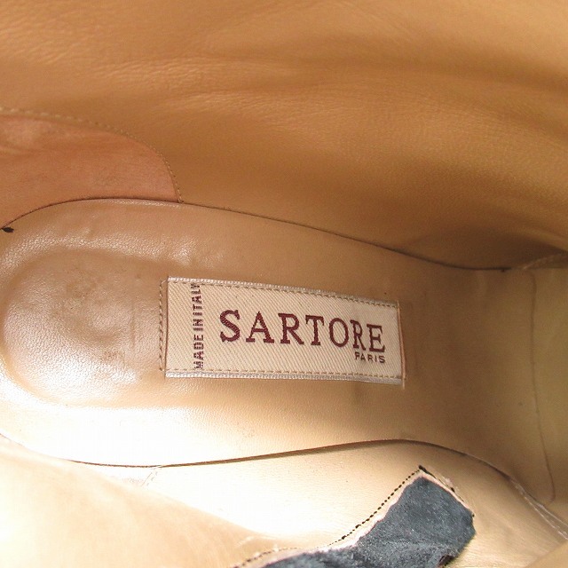 半額SALE／ チャンキー ショートブーツ SARTORE サルトル 8.5cmヒール
