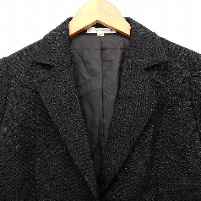  зажим ryus Michel Klein KLEIN PLUS tailored jacket одиночный простой трубчатая обводка шерсть .38 пепел /HT19 женский 