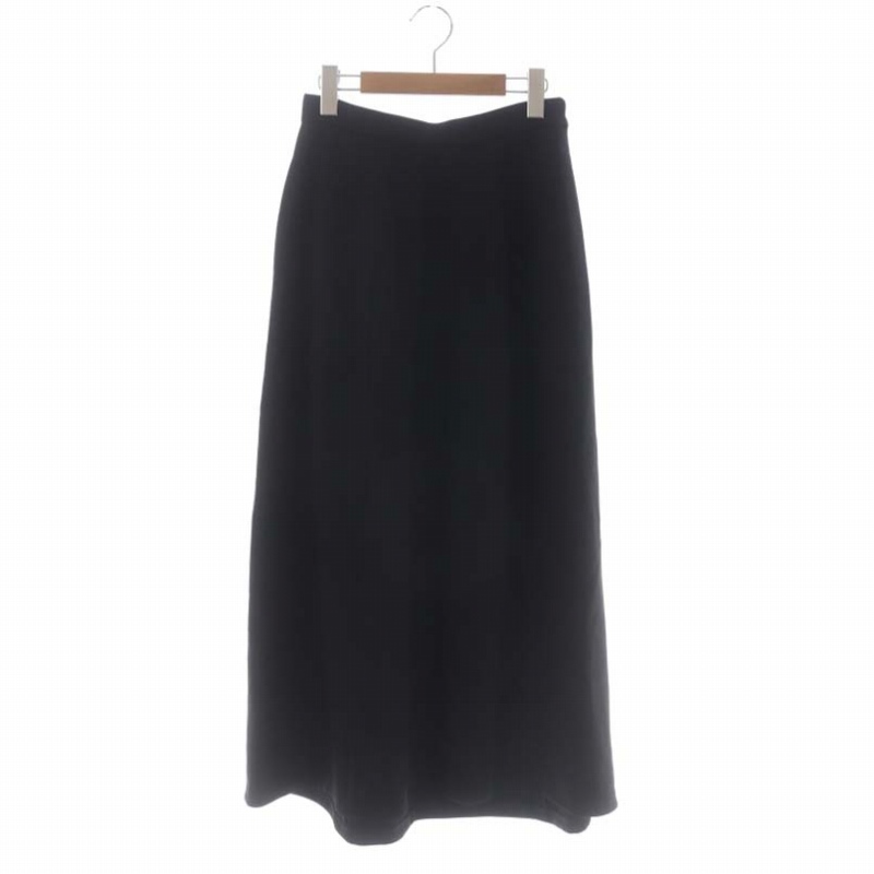 未使用品 クラネ CLANE 22AW COCOON LINE SKIRT スカート ロング フレア 2 黒 ブラック /DO ■OS レディース