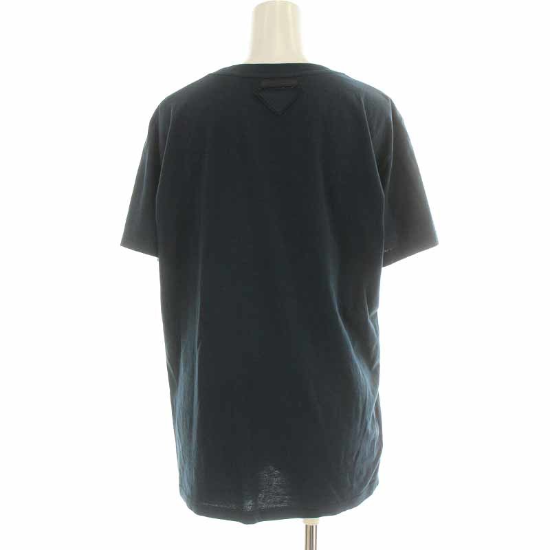 プラダ PRADA 2007年製 Tシャツ カットソー くま クマ 熊 半袖 XL 紺 ネイビー /YI8 メンズ_画像2