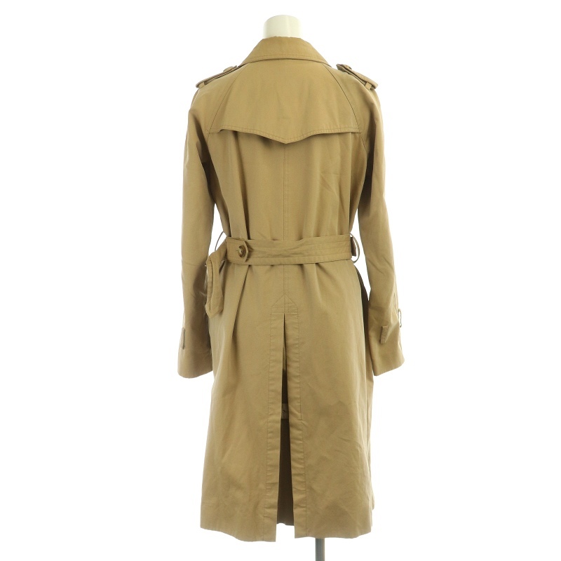  Deuxieme Classe DEUXIEME CLASSE trench coat spring coat long double 36 Brown beige /DO #OS lady's 