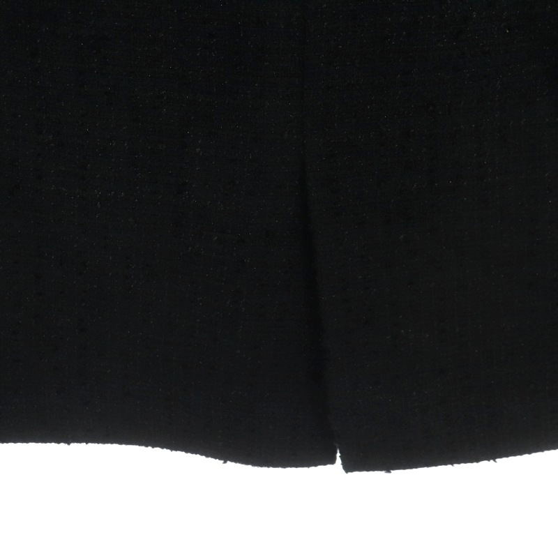 デミルクス ビームス Demi-Luxe BEAMS ツイード タイトスカート 膝丈 36 濃紺 ダークネイビー /NR ■OS レディース_画像6