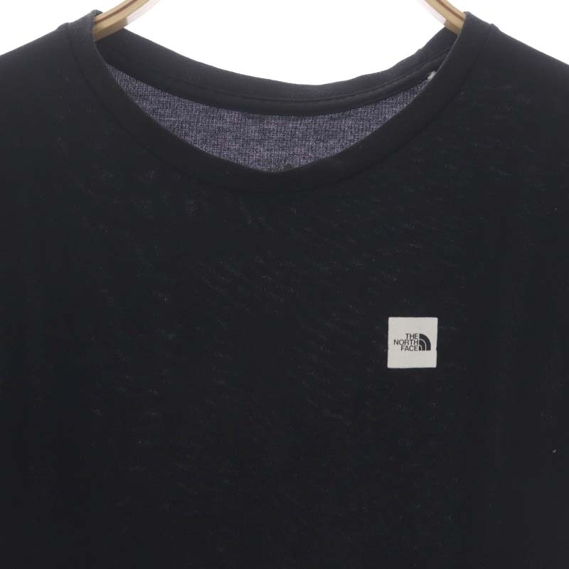 ザノースフェイス THE NORTH FACE Tシャツ カットソー 半袖 ロゴプリント 黒 ブラック /DO ■OS ■GY01 レディース_画像4