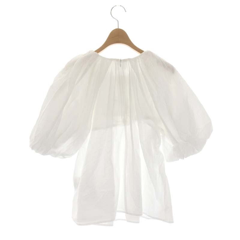  Lounie LOUNIE пуховка рукав блуза короткий рукав тянуть over 36 белый белый /DF #OS женский 