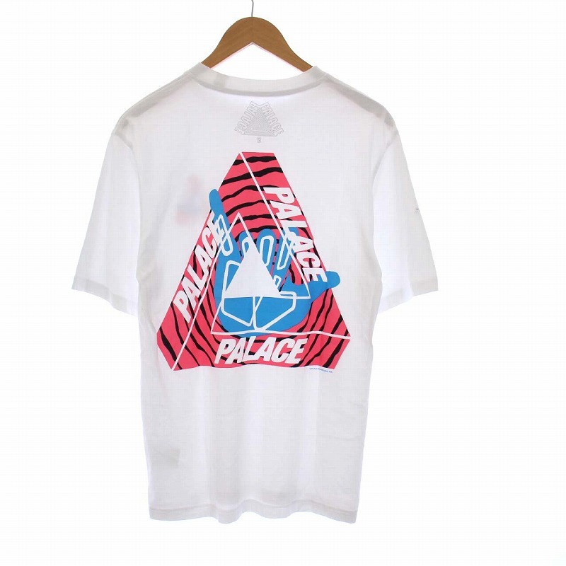 パレス Palace TRI ZOOTED SHAKKA T-SHIRT Tシャツ カットソー 半袖 プリント S 白 ホワイト /KH メンズ_画像1