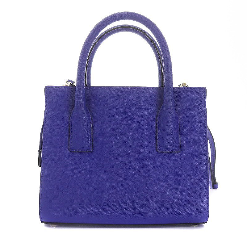  Kate Spade KATE SPADE handbag shoulder bag 2WAY leather tag blue blue /WM lady's 