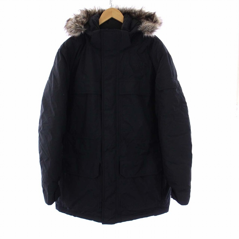 ザノースフェイス THE NORTH FACE MCMURDO PARKA 3 マクマードパーカ ダウンジャケット アウター フード フェイクファー XL 黒 ブラック NF_画像1