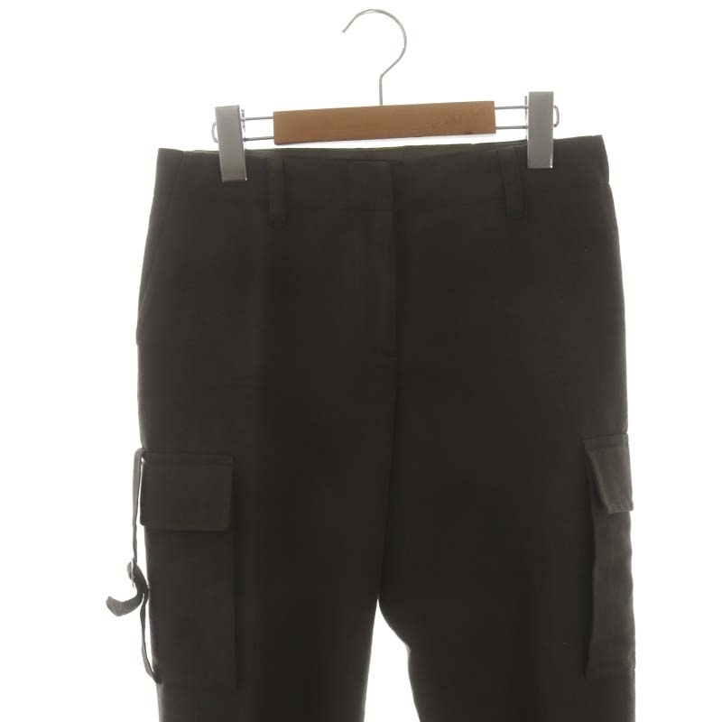  Simonetta simonetta укороченные брюки брюки-карго шерсть . молния fly 12/162 хаки /DF #OS #SH Kids 