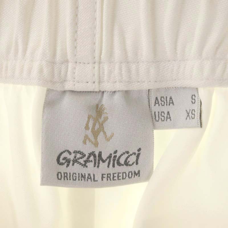  Gramicci GRAMICCI Baker cotton pants tapered zipper fly S eggshell white /DO #OS lady's 