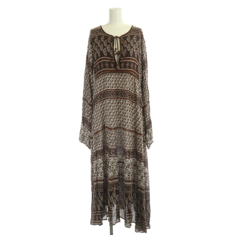 休日限定 Long Printed ドゥーズィエムクラス取扱 ブルーボヘム Dress