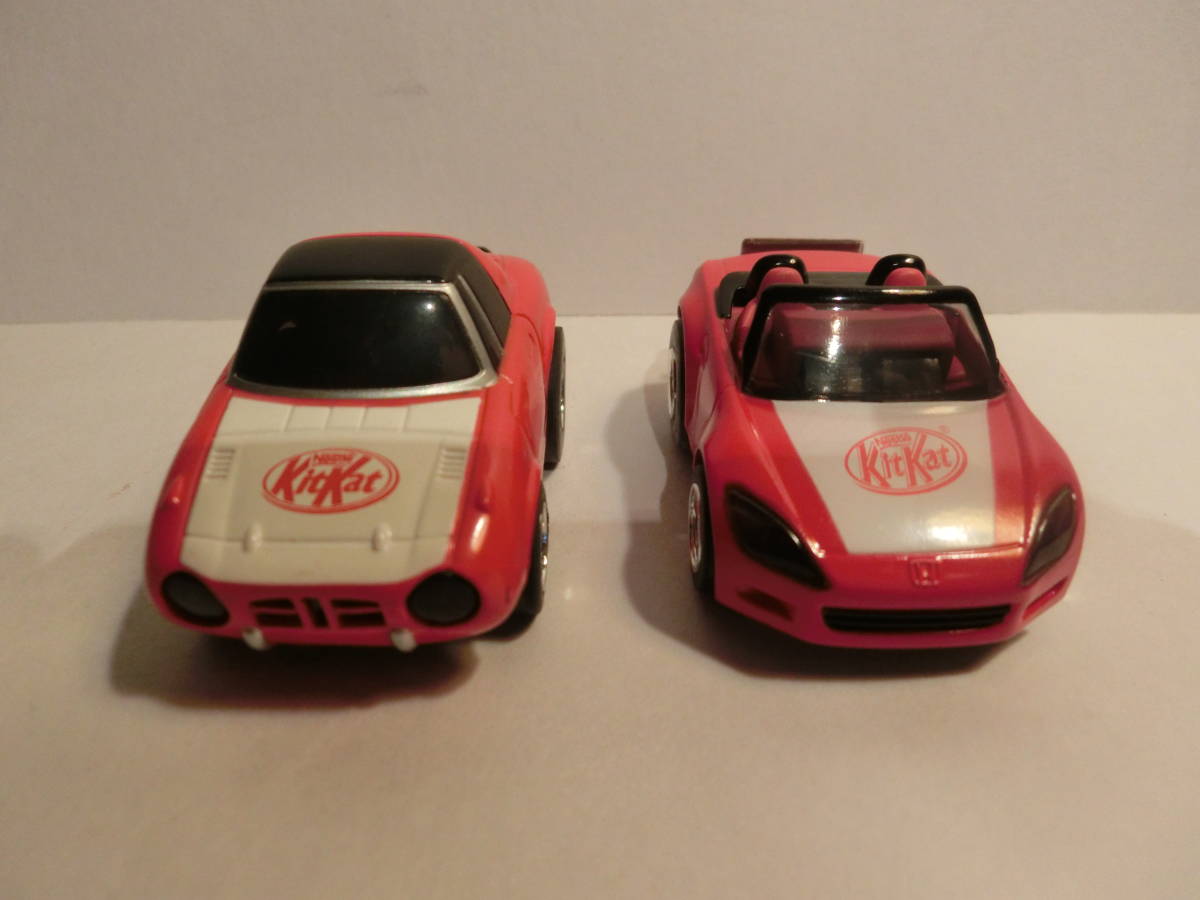 TAKARA チョロQ　キットカットシリーズ　トヨタ　S800　＆　ホンダ　S2000　＊2台セット　＊本体のみ　＊送料140円～ 　TAKARA　CHOROQ　_画像1