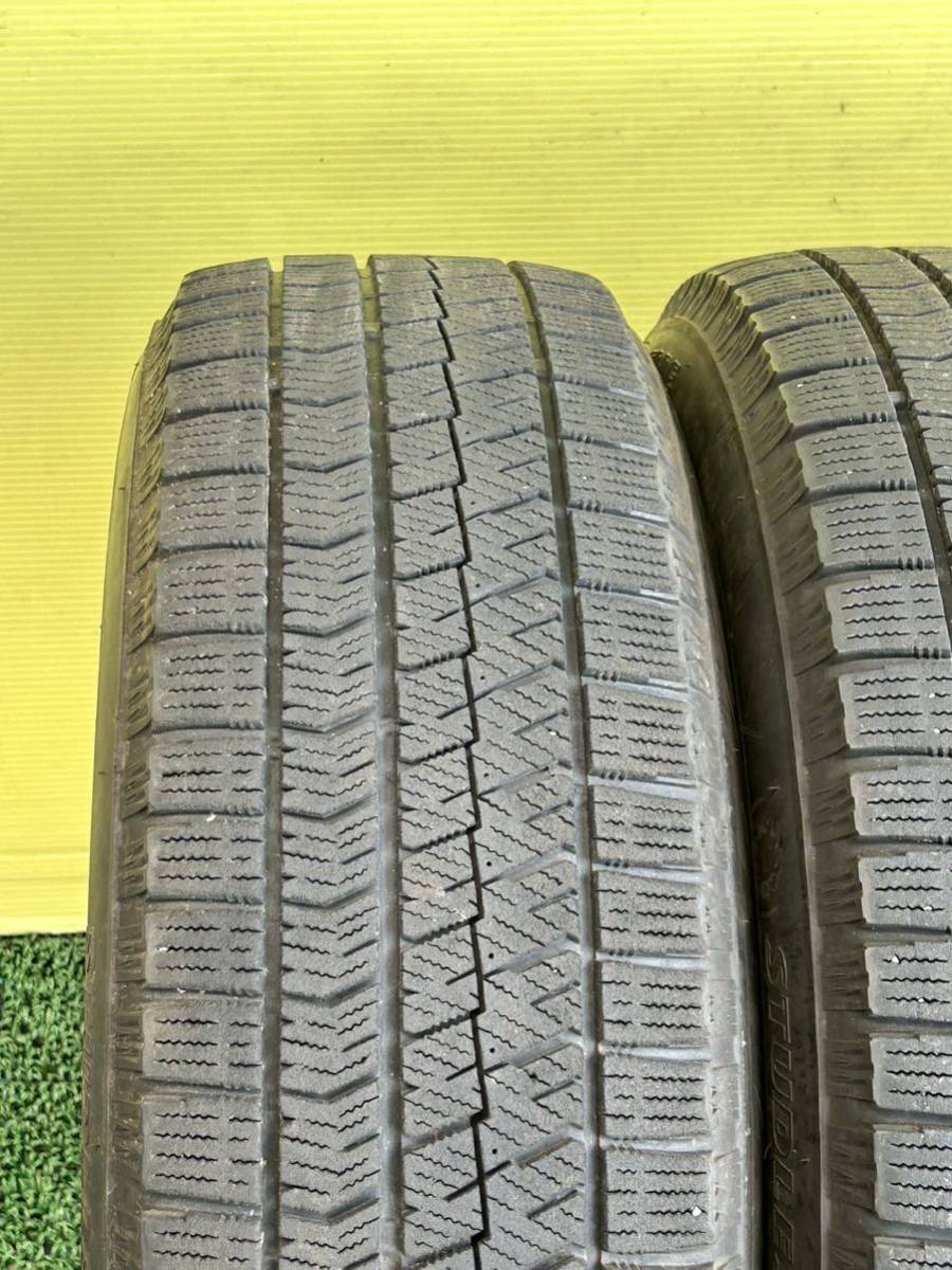 195/65R15 2019年スダットレス ブリヂストンブリザックVRX2 タイヤアルミセット　トヨタ純正 5穴 PCD100 ET+45 15×6J ハブ54mm プリウス_画像9