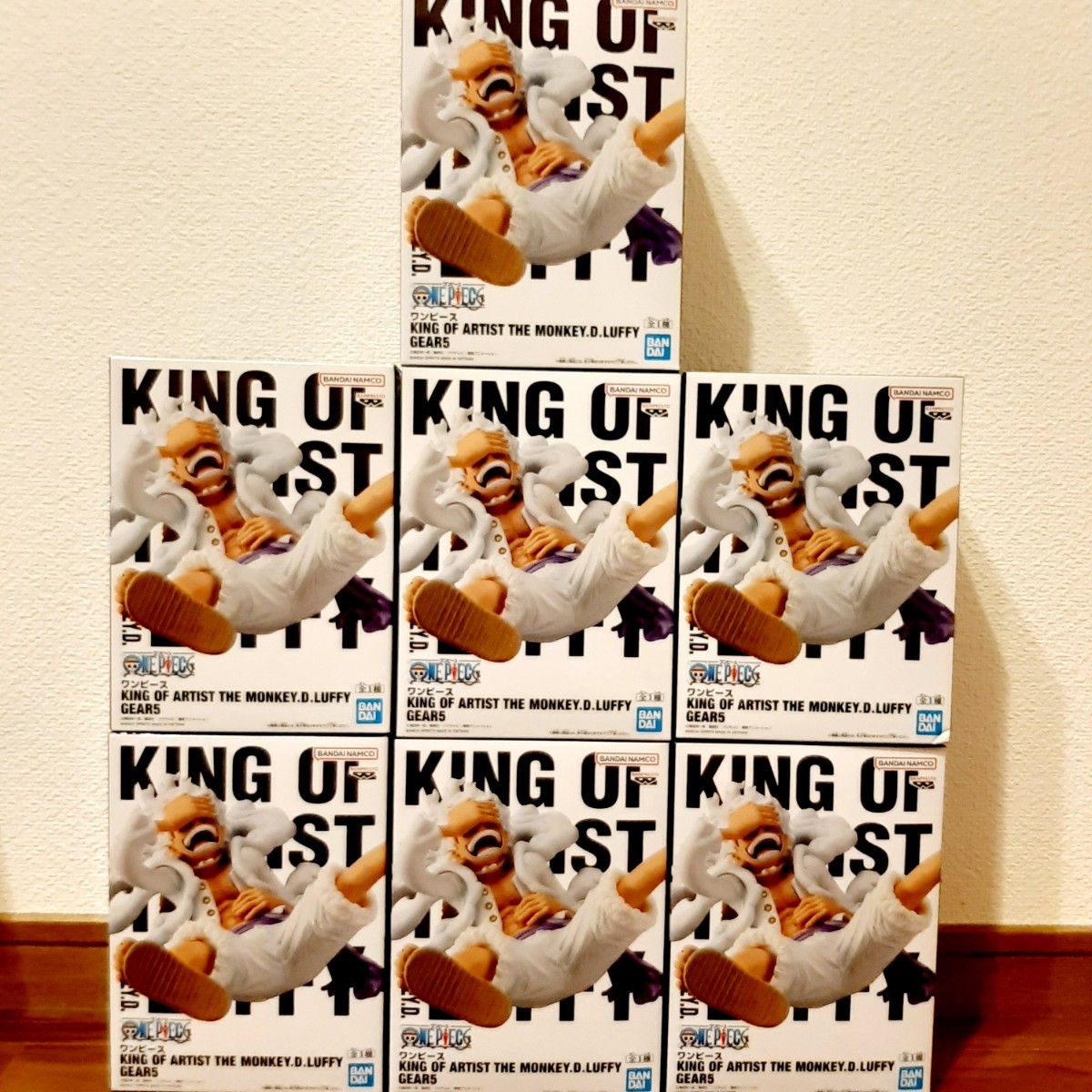 ワンピース フィギュア KING OF ARTIST ルフィ ギア5 ニカ 7個セット まとめ売り