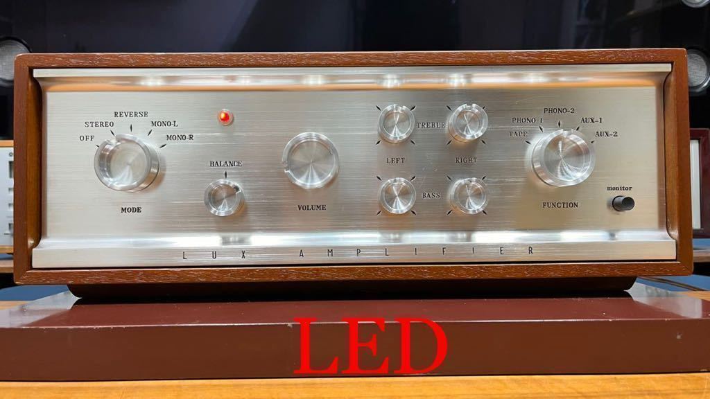 LUXMAN ラックスマン SQ-38D プリメインアンプ 真空管アンプ　メンテナンス品　動作良好　LED仕様　美品_画像2