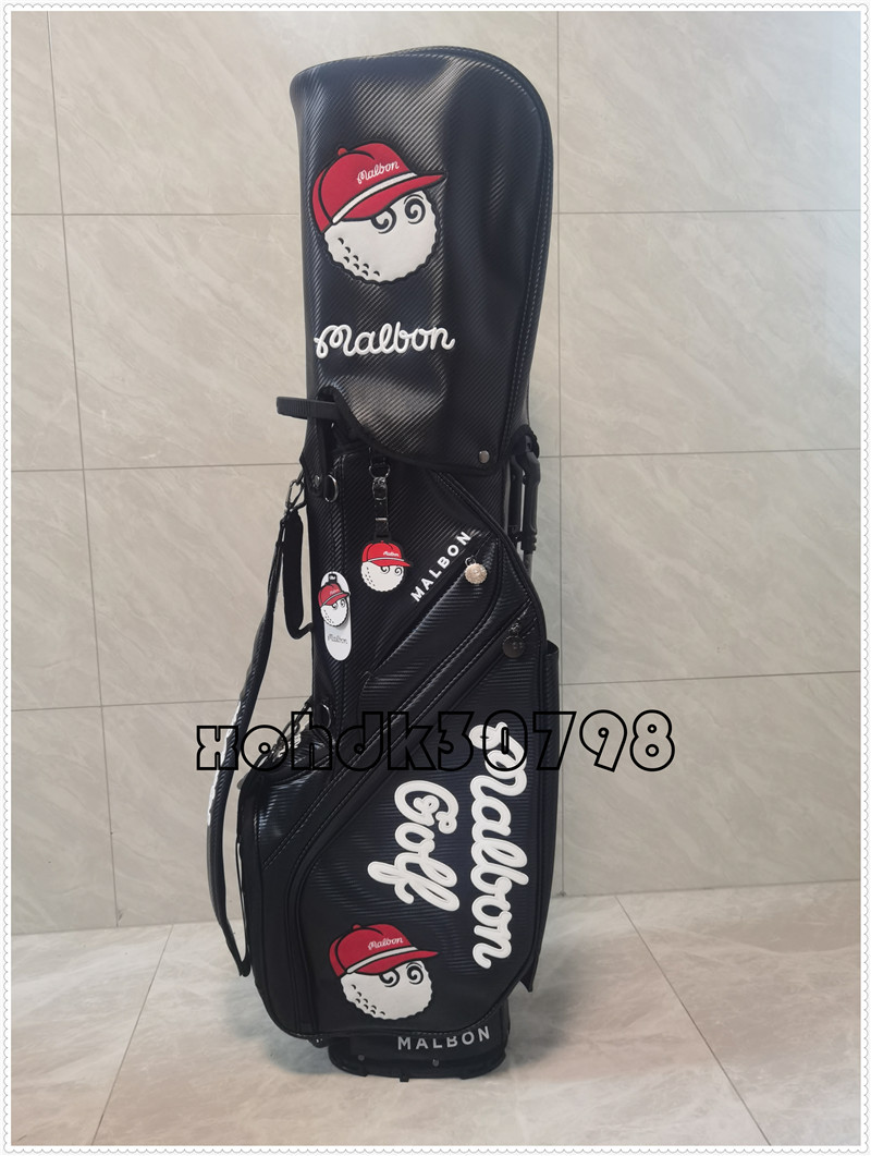 ★★★051 Golf Club Bag PU レザー ,9型，4.0kg キャディーバック MALB